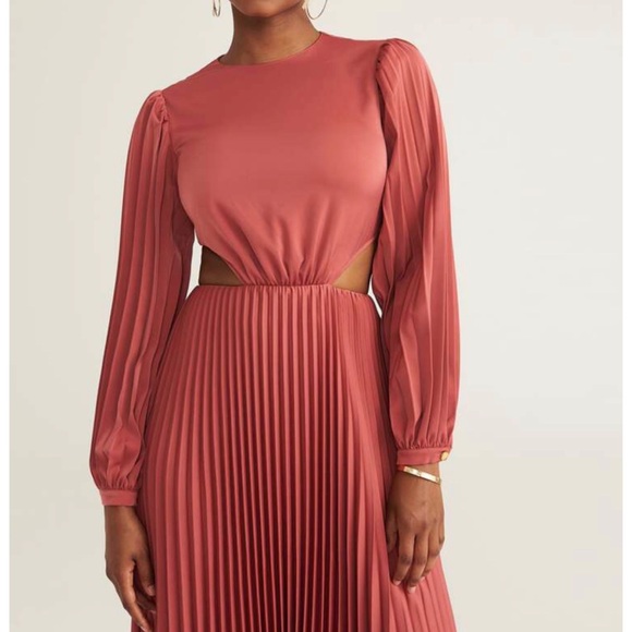 Rose pink cut out dress - Picture 4 of 10